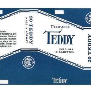 MARQUILLA TEDDY 20 CIGARRILLOS INDUSTRIA DE NORUEGA SOFT