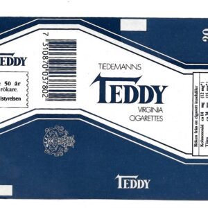 MARQUILLA TEDDY 20 CIGARRILLOS INDUSTRIA DE NORUEGA SOFT