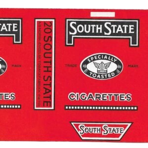 MARQUILLA SOUTH STATE 20 CIGARRILLOS INDUSTRIA DE NORUEGA SOFT