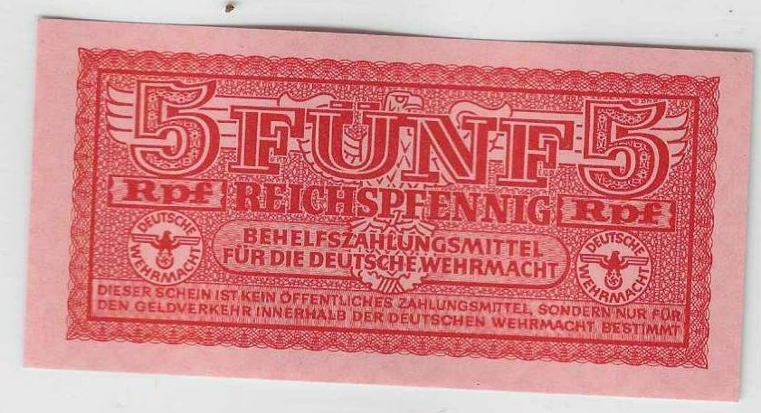 ALEMANIA 5 REICHSPFENNIG 1942 WWIII UNC