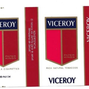 MARQUILLA VICEROY 20 CIGARRILLOS INDUSTRIA CHILENA SOFT