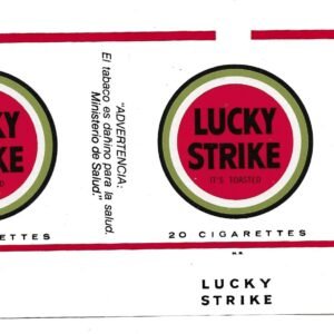 MARQUILLA LUCKY STRIKE 20 CIGARRILLOS INDUSTRIA CHILENA SOFT