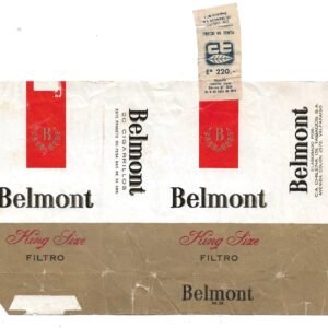 MARQUILLA BELMONT 20 CIGARRILLOS INDUSTRIA CHILENA SOFT