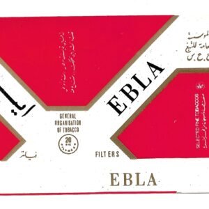 MARQUILLA EBLA 20 CIGARRILLOS INDUSTRIA DE SYRIA SOFT