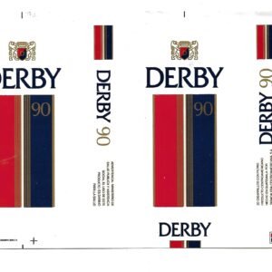MARQUILLA DERBY 20 CIGARRILLOS INDUSTRIA DE GUATEMALA SOFT