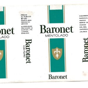 MARQUILLA BARONET 20 CIGARRILLOS INDUSTRIA DE MEXICO SOFT