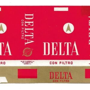 MARQUILLA DELTA 20 CIGARRILLOS INDUSTRIA DE MEXICO SOFT