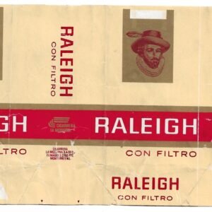 MARQUILLA RALEIGH 20 CIGARRILLOS INDUSTRIA DE MEXICO SOFT