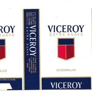 MARQUILLA VICEROY 20 CIGARRILLOS INDUSTRIA VENEZOLANA SOFT