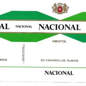 MARQUILLA NACIONAL 20 CIGARRILLOS INDUSTRIA DE REPÚBLICA DOMINICANA SOFT