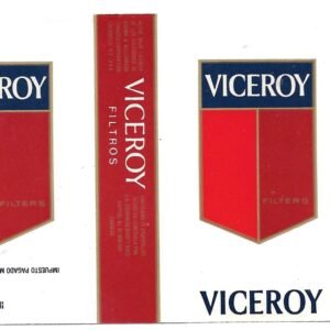 MARQUILLA VICEROY 20 CIGARRILLOS INDUSTRIA VENEZOLANA SOFT