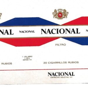 MARQUILLA NACIONAL 20 CIGARRILLOS INDUSTRIA DE REPÚBLICA DOMINICANA SOFT