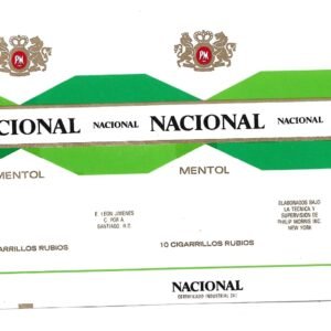MARQUILLA NACIONAL 10 CIGARRILLOS INDUSTRIA DE REPÚBLICA DOMINICANA SOFT