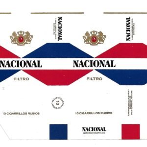 MARQUILLA NACIONAL 10 CIGARRILLOS INDUSTRIA DE REPÚBLICA DOMINICANA SOFT