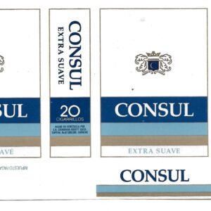 MARQUILLA CONSUL 20 CIGARRILLOS INDUSTRIA VENEZOLANA SOFT