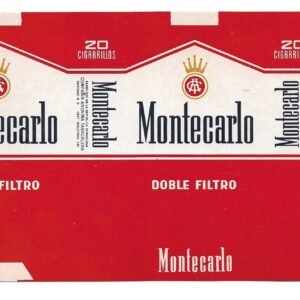 MARQUILLA MONTECARLO 20 CIGARRILLOS INDUSTRIA DE REPÚBLICA DOMINICANA SOFT