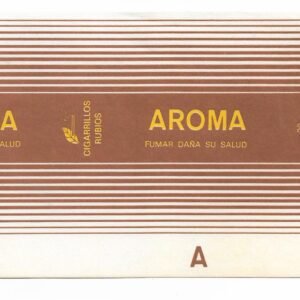 MARQUILLA AROMA 20 CIGARRILLOS INDUSTRIA CUBANA