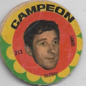 FIGURITA ARGENTINA CAMPEON 1966 IGLESIAS N°213 LANUS