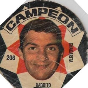 FIGURITA ARGENTINA CAMPEON 1966 RABBITO N°206 CHACARITA
