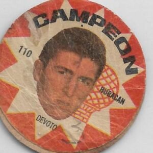 FIGURITA ARGENTINA CAMPEON 1966 DEVOTO N°110 HURACAN