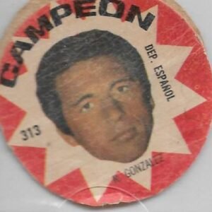 FIGURITA ARGENTINA CAMPEON 1966 M.GONZALES N°313 DEP.ESPAÑOL