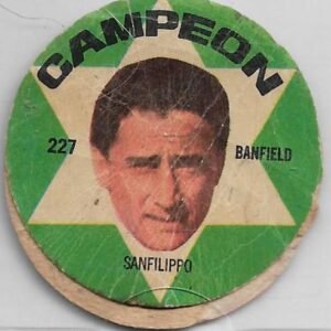 FIGURITA ARGENTINA CAMPEON 1966 SANFILIPPO N°227 BANDFIELD