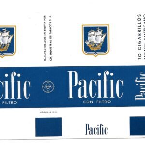 MARQUILLA PACIFIC 20 CIGARRILLOS INDUSTRIA DE BOLIVIA SOFT