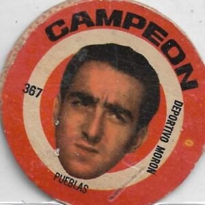 FIGURITA ARGENTINA CAMPEON 1966 PUEBLAS N°367 DEPORTIVO MORON