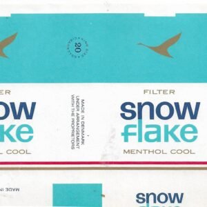 MARQUILLA SNOW FLAKE 20 CIGARRILLOS INDUSTRIA DE DINAMARCA