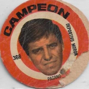 FIGURITA ARGENTINA CAMPEON 1966 PAGANO N°368 DEPORTIVO MORON