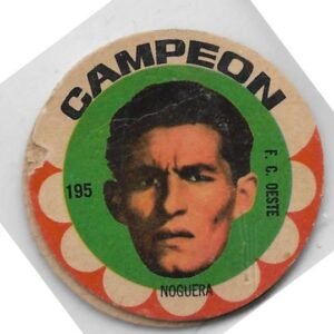 FIGURITA ARGENTINA CAMPEON 1966 NOGUERA N°185 F.C. OESTE