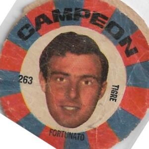 FIGURITA ARGENTINA CAMPEON 1966 FORTUNATO N°263 TIGRE