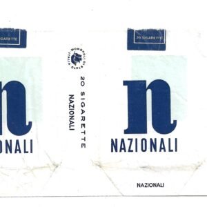 MARQUILLA NAZIONALI 20 CIGARRILLOS INDUSTRIA DE ITALIA SOFT