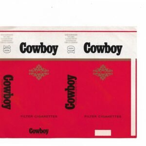 MARQUILLA COWBOY 10 CIGARRILLOS INDUSTRIA DE DINAMARCA