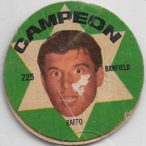 FIGURITA ARGENTINA CAMPEON 1966 RAFFO N°225 BANFIELD