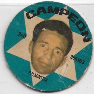 FIGURITA ARGENTINA CAMPEON 1966 PALMINTERI N°240 QUILMES