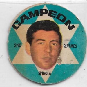 FIGURITA ARGENTINA CAMPEON 1966 SPINOLA N°245 QUILMES