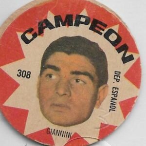 FIGURITA ARGENTINA CAMPEON 1966 GIANININI N°308 DEPORTIVO ESPAÑOL