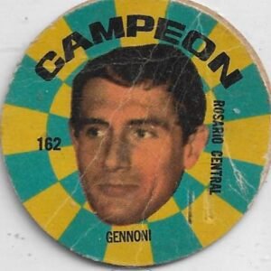 FIGURITA ARGENTINA CAMPEON 1966 GENNONI N°162 ROSARIO CENTRAL