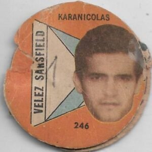 FIGURITA ARGENTINA FULBITO 1964 KARANICOLAS N°246 VELEZ SARSFIELD