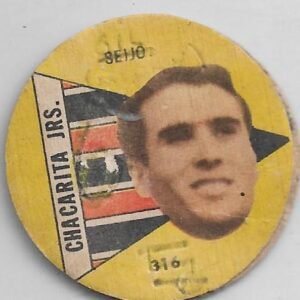 FIGURITA ARGENTINA FULBITO 1964 SEIJO N°316 CHACARITA JRS.