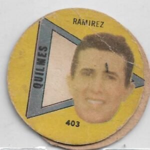 FIGURITA ARGENTINA FULBITO 1964 RAMIREZ N°403 QUILMES