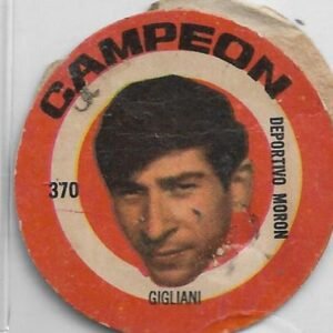 FIGURITA ARGENTINA CAMPEON 1966 GIGLIANI N°370 DEPORTIVO MORON