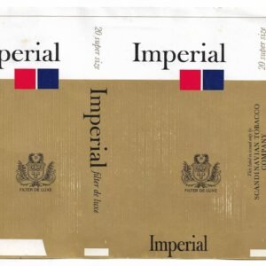 MARQUILLA IMPERIAL 20 CIGARRILLOS INDUSTRIA DE DINAMARCA