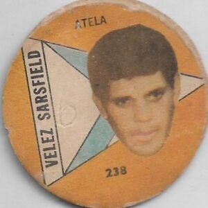 FIGURITA ARGENTINA FULBITO 1964 ATELA N°238 VELEZ SARSFIELD