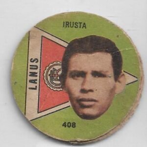 FIGURITA ARGENTINA FULBITO 1964 IRUSTA N°408 LANUS