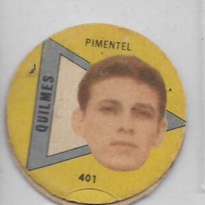 FIGURITA ARGENTINA FULBITO 1964 PIMENTEL N°401 QUILMES