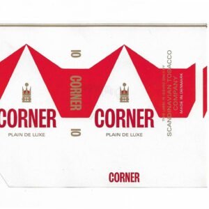 MARQUILLA CORNER 10 CIGARRILLOS INDUSTRIA DE DINAMARCA