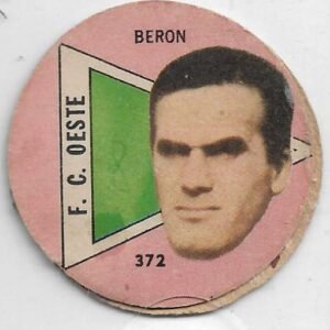 FIGURITA ARGENTINA FULBITO 1964 BERON N°372 F.C. OESTE