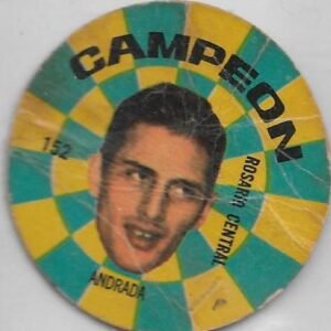 FIGURITA ARGENTINA CAMPEON 1966 ANDRADA N°152 ROSARIO CENTRAL